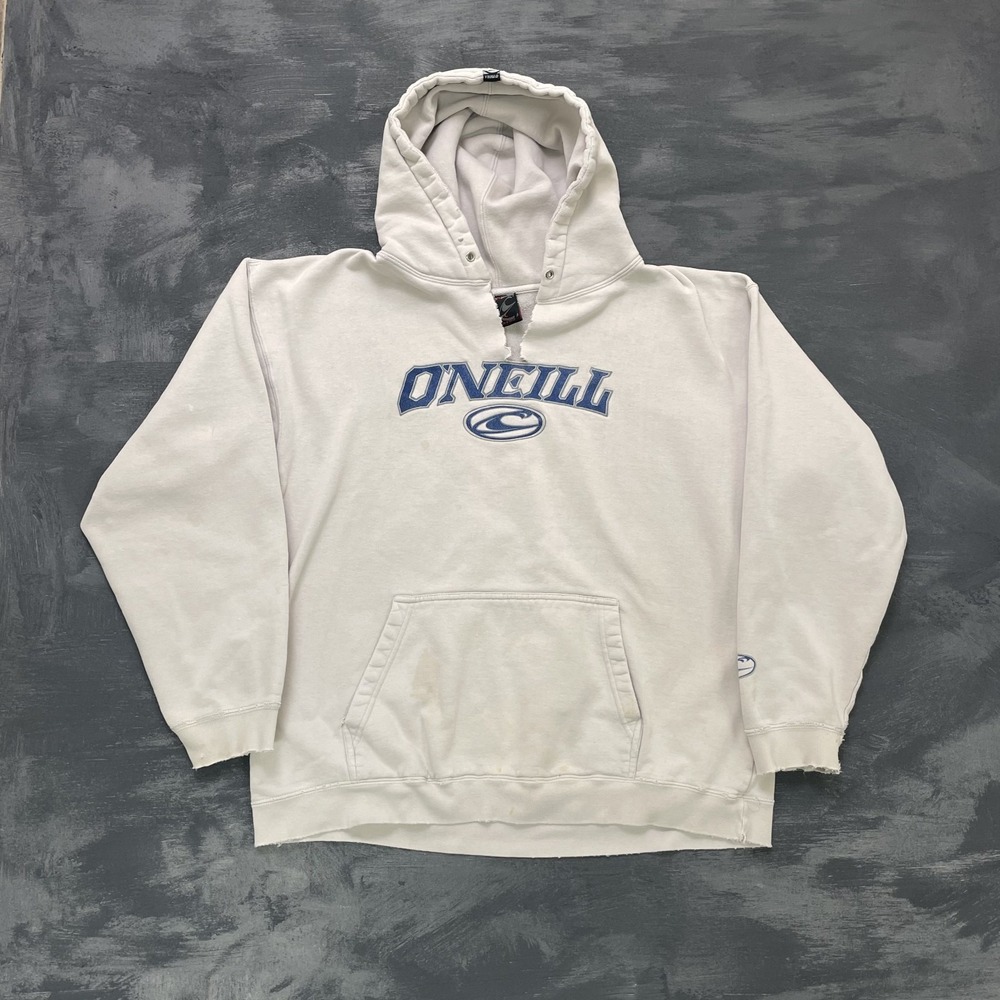 vintage‎ O'Neill hoodie mens xl white 2000s y2k skate